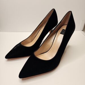 White House Black Market Suede/Black Heels - Size 8.5 New